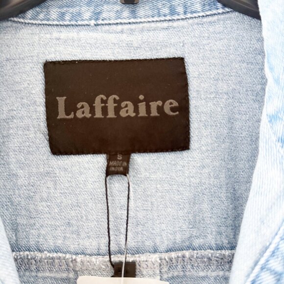 NEW Laffaire Denim Shambray Button Down Shirt Size Small (S) - Picture 5 of 5